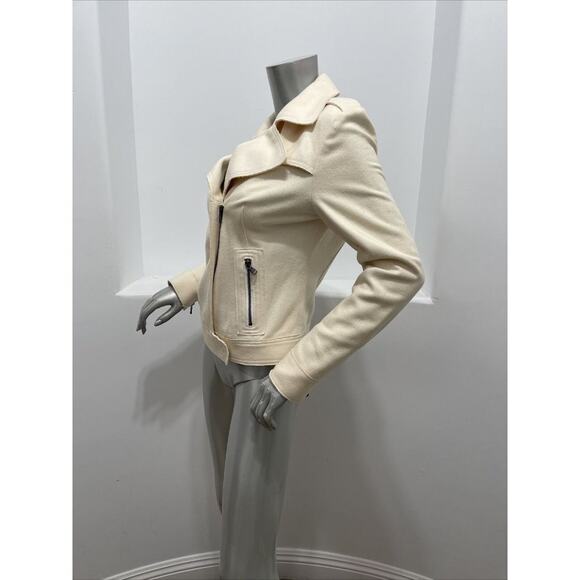 SISLEY Women Wool Blend White jacket size IT 40 - Picture 5 of 12